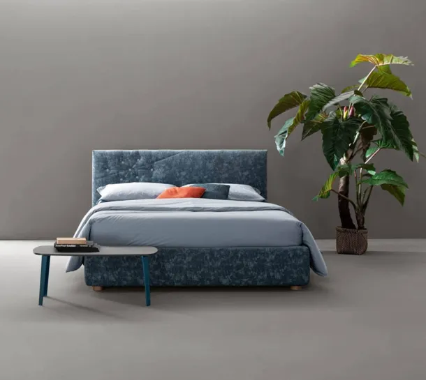 Letto matrimoniale imbottito Bloom di Bside