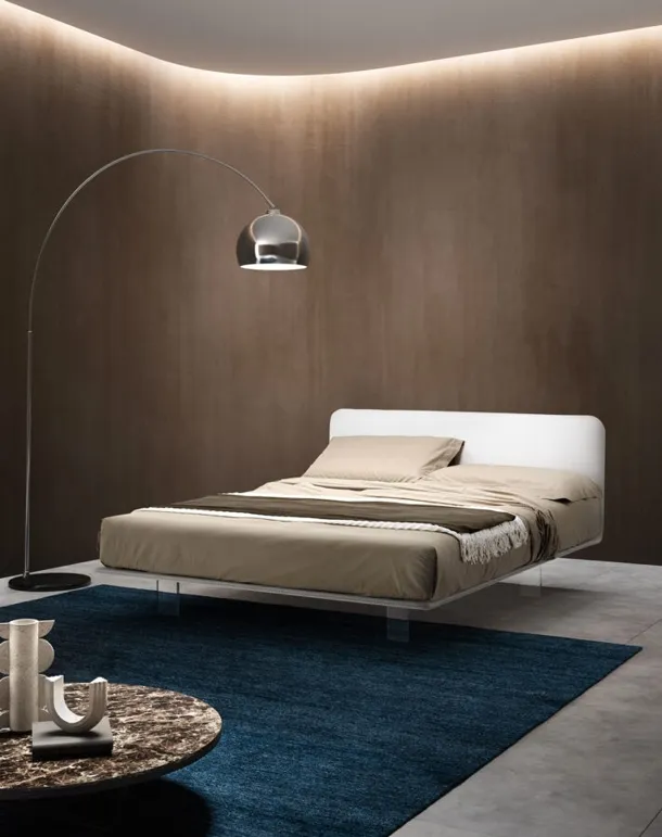 Letto in tessuto imbottito Brillant di Bside