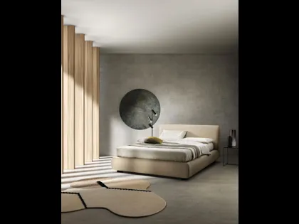 Letto in tessuto imbottito Strong di Bside