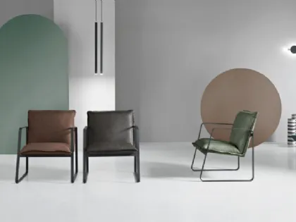 Poltroncina Cesca in ecopelle di Ikone Casa