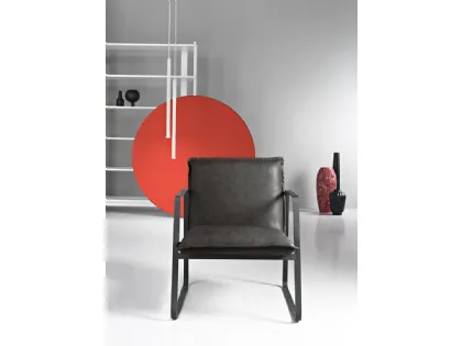 Poltroncina Cesca in ecopelle di Ikone Casa