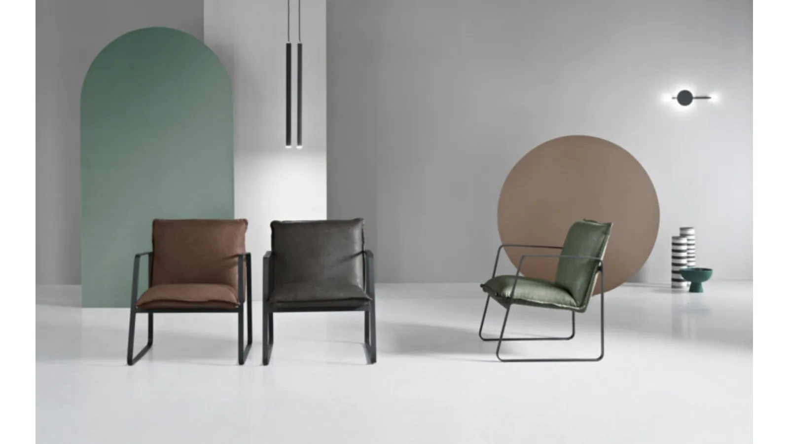 Poltroncina Cesca in ecopelle di Ikone Casa