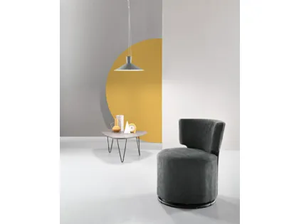 Poltroncina Lorena in tessuto di Ikone Casa