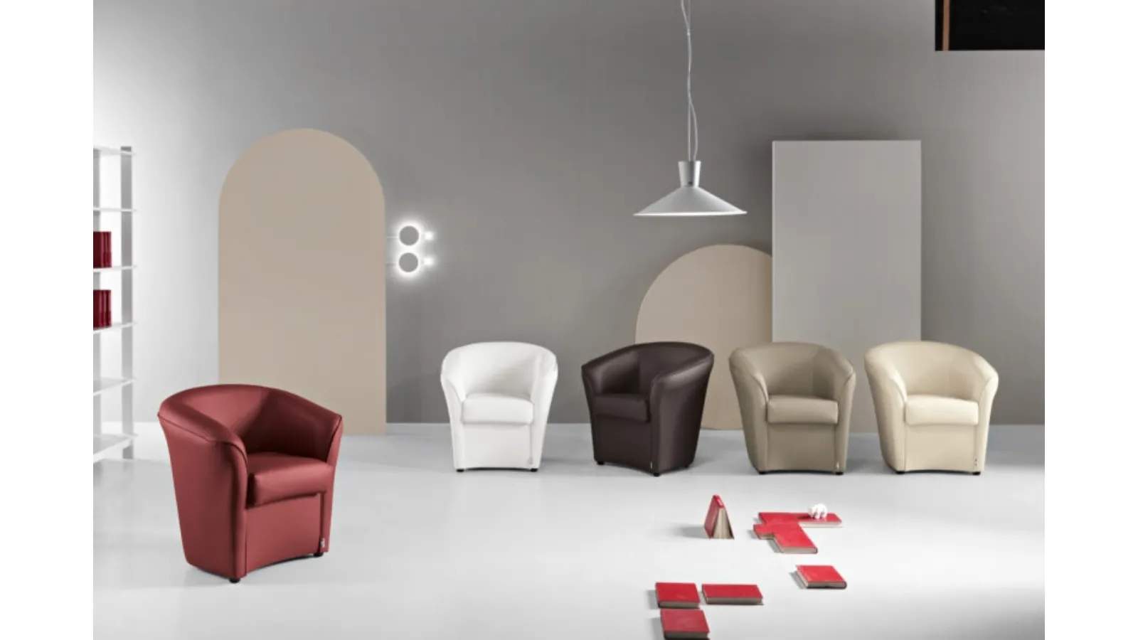 Poltroncina Valentina in Ecopelle di Ikone Casa
