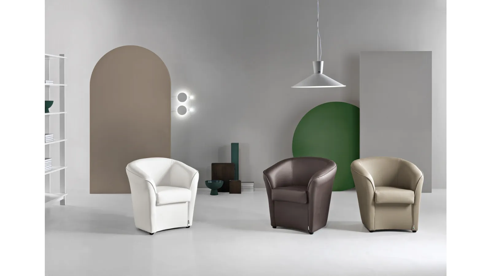 Poltroncina Valentina in Ecopelle di Ikone Casa