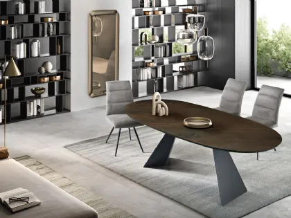 Tavolo Tokyo in rovere termico di Capodarte