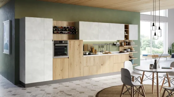 Cucina Moderna Jey Feel lineare di Creo