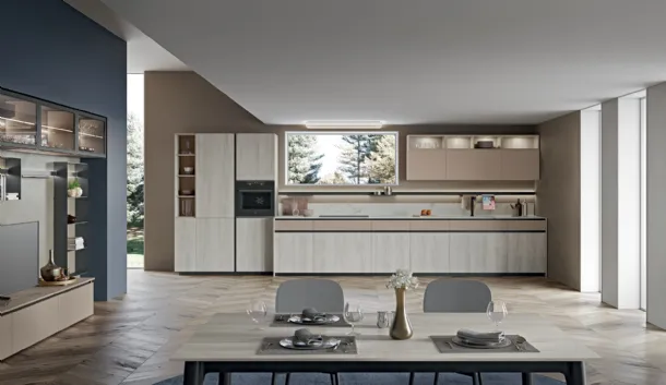 Cucina Moderna lineare Tablet di Creo