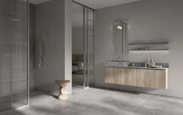 Mobile da Bagno sospeso BIK BK06 di Compab