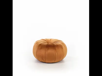 Pouf Kaia in velluto di Stones