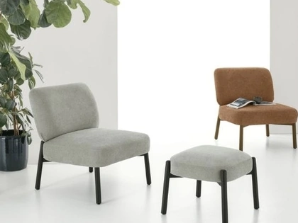 Pouf Kanto in tessuto imbottito di Target Point