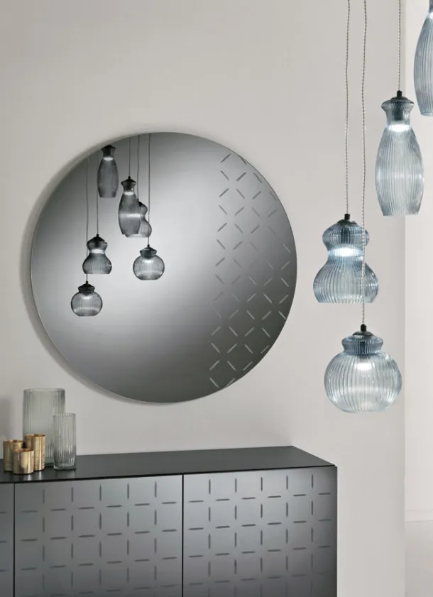 Specchio Astro con decoro di Capodarte