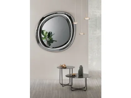 Specchio sagomato con cornice curva Move di Capodarte