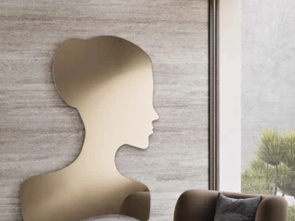 Specchio scultura Skin di Capodarte