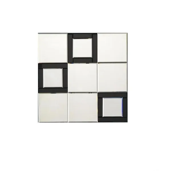 Specchio 12 in vetro argentato di Stones
