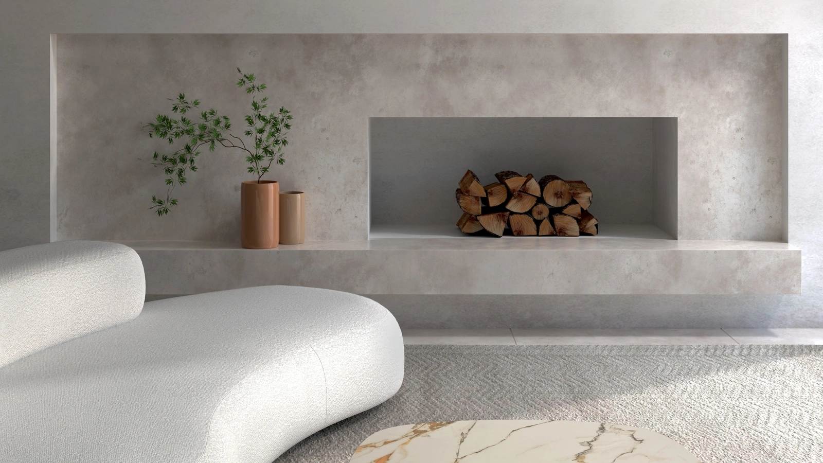 Tavolino Pillar Big di Stones