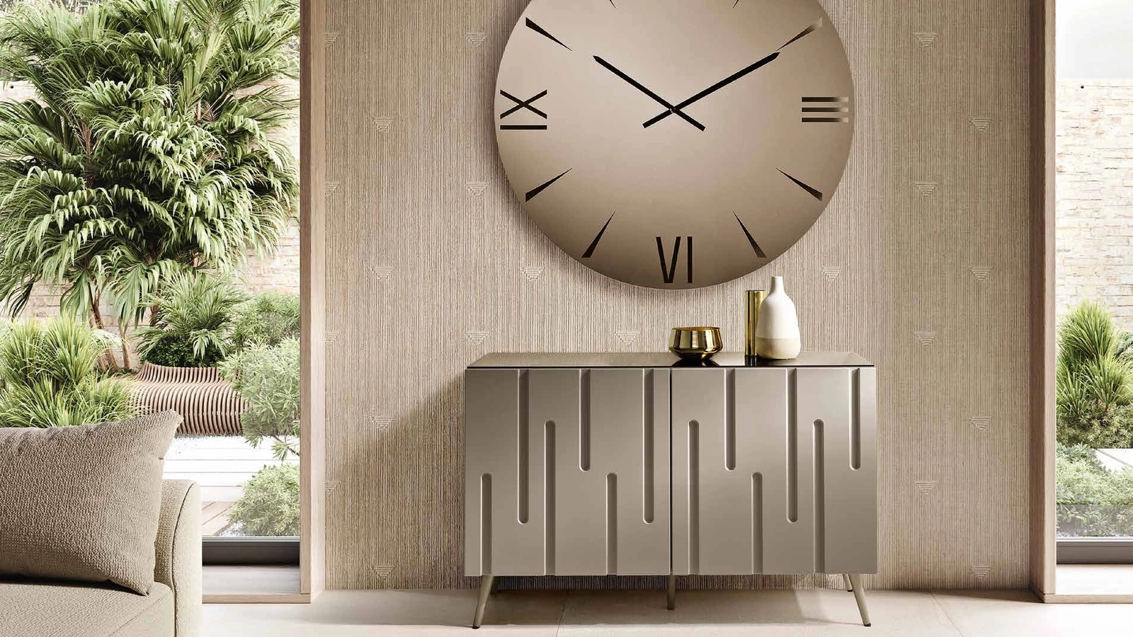 Orologio in vetro Time di Capodarte