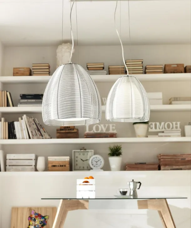 Lampada a sospensione Pico in metallo di Stones