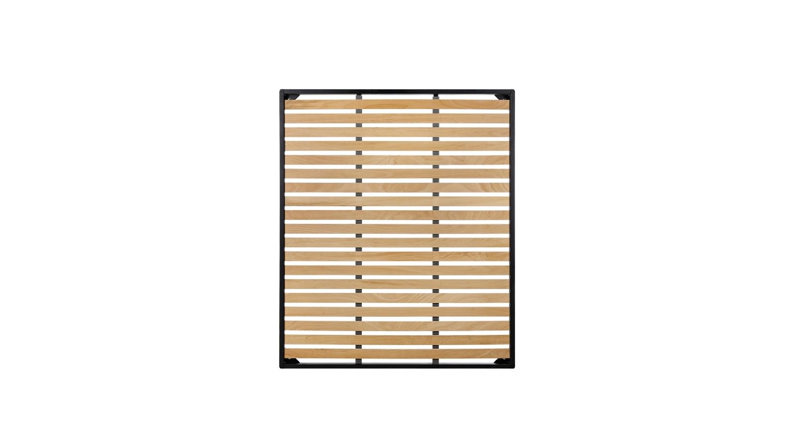 Rete con telaio in acciaio e doghe in faggio Flat di Rimar