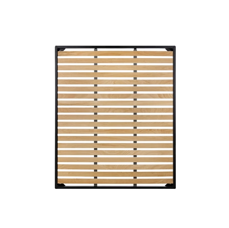 Rete con telaio in acciaio e doghe in faggio Flat di Rimar