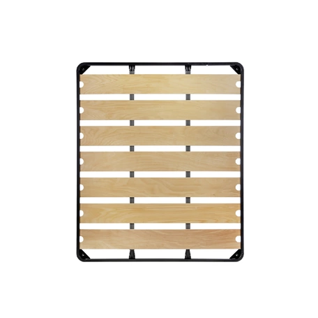 Rete con telaio in acciaio e doghe in faggio Wide di Rimar