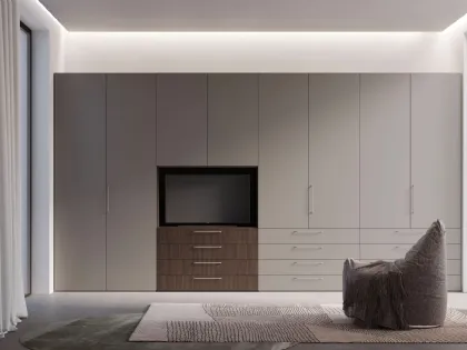 Armadio Night 50 con vano TV di Nardi Interni
