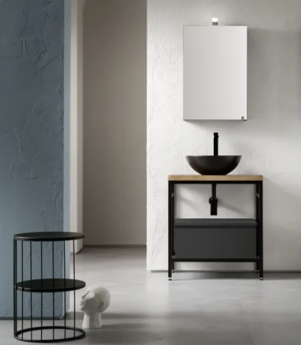 Mobile Bagno da appoggio in laccato opaco B-GO BG029 di Compab