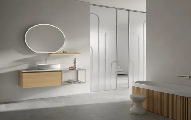 Mobile da Bagno sospeso BIK BK10 di Compab