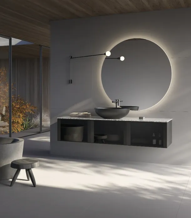Mobile da Bagno sospeso CONVE V01 di Compab