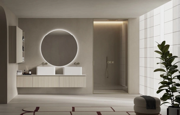 Mobile da Bagno sospeso INK NK005 di Compab