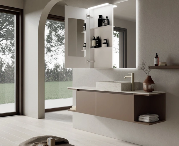 Mobile da Bagno sospeso INK NK006 di Compab