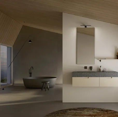 Mobile da Bagno sospeso STRATOS OS07 di Compab