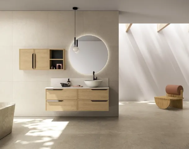 Mobile da Bagno sospeso TABULA TB02 di Compab