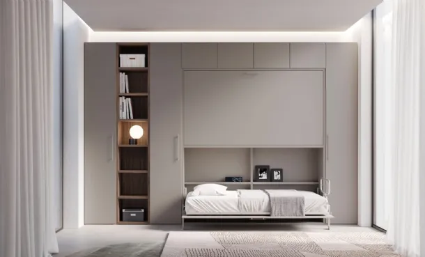 Letto a scomparsa Magic Matrimoniale aperto di Nardi Interni