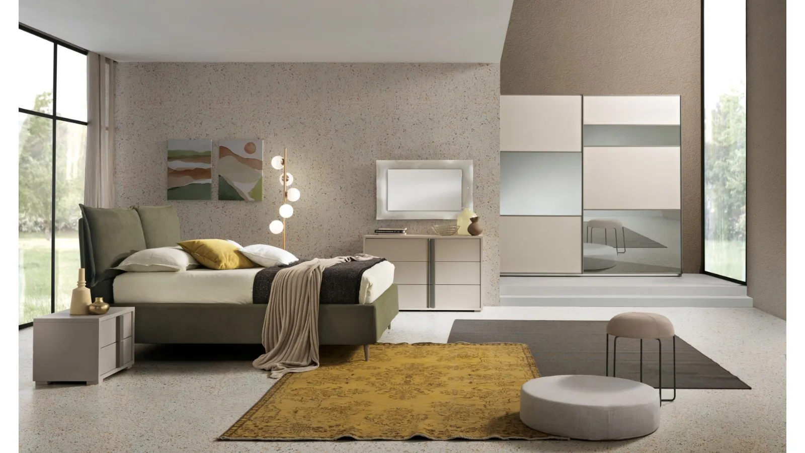 Letto Abaco Composizione 125 di Gierre Mobili