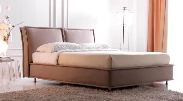 Letto imbottito con testiera Bordò di Hoppla