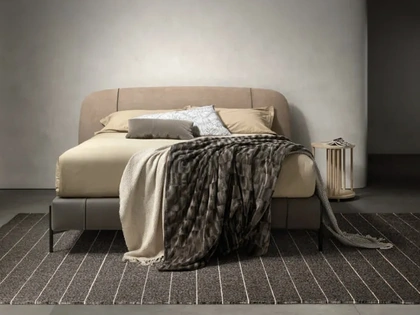 Letto in tessuto con testiera Set di Bside