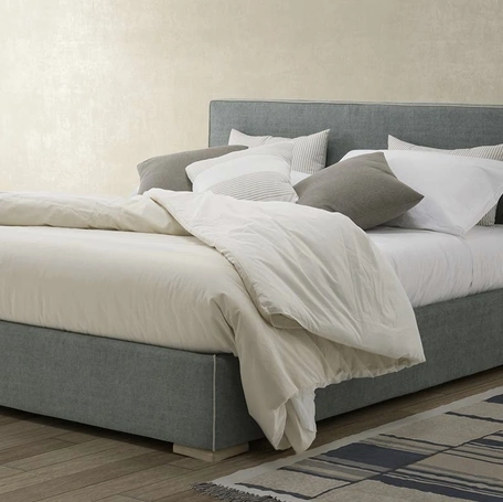 Letto in tessuto con contenitore Des Alpes di Rimar