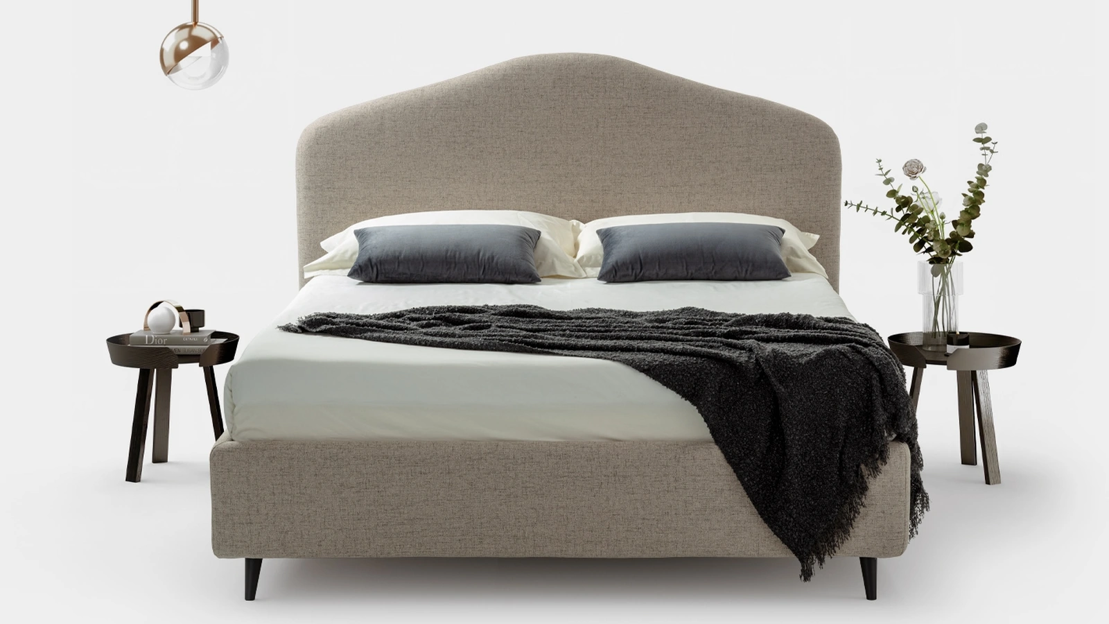 Letto con testiera Ellis di Rimar