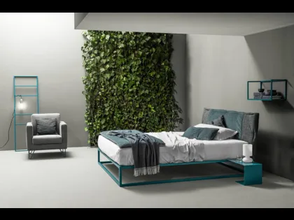 Letto matrimoniale con testiera Frame di Bside