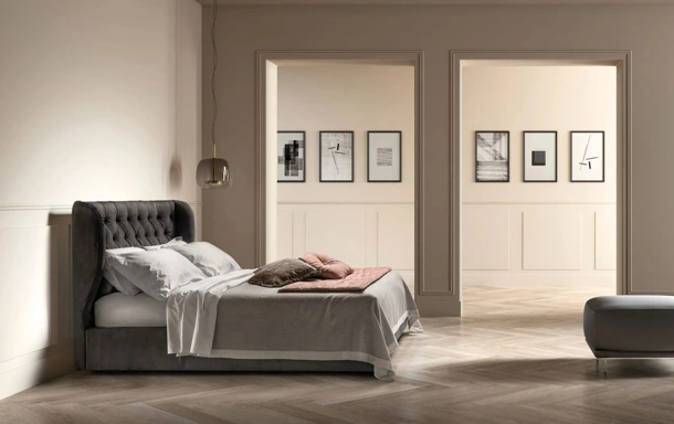 Letto con testiera Gem di Bside
