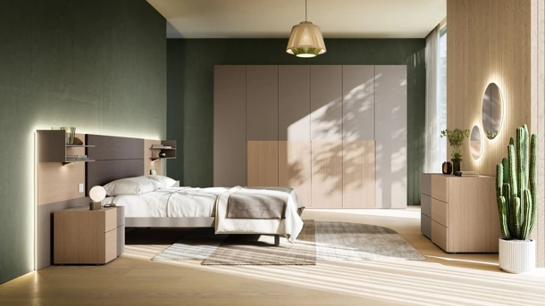 Letto matrimoniale Giako Basic 12 di Orme