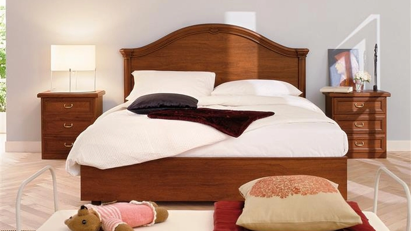 Letto Giglio con box contenitore di Villanova