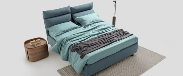 Letto matrimoniale John di Rimar