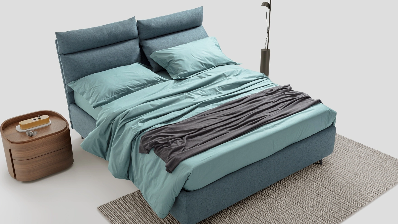 Letto matrimoniale John di Rimar