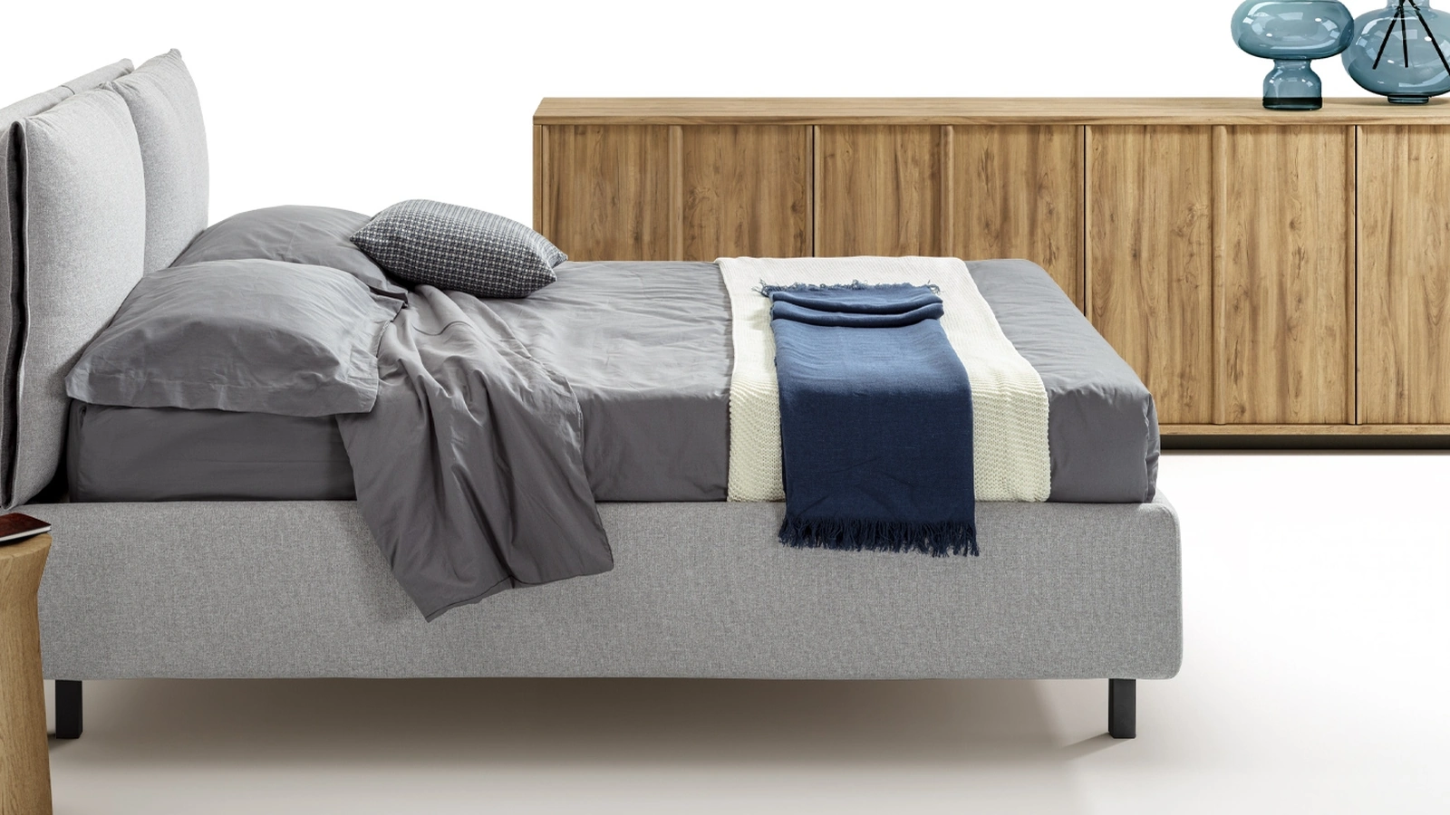 Letto in tessuto Maui Simple di Rimar