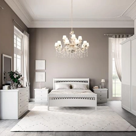 Letto con testiera Medea di Villanova