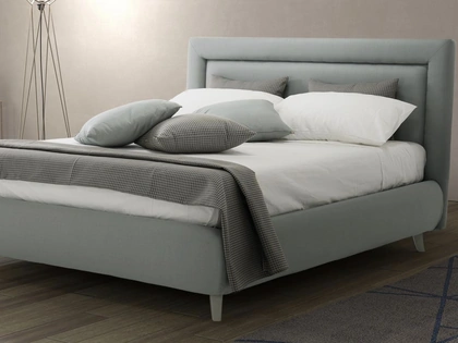Letto moderno in tessuto Mira di Rimar