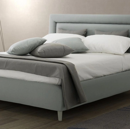 Letto moderno in tessuto Mira di Rimar