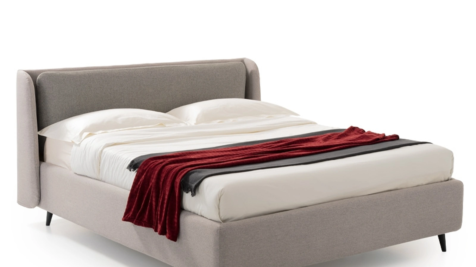 Letto in tessuto con contenitore Nevis di Rimar